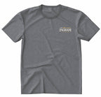 Gray t-shirt with 'Ingram' logo on a white background