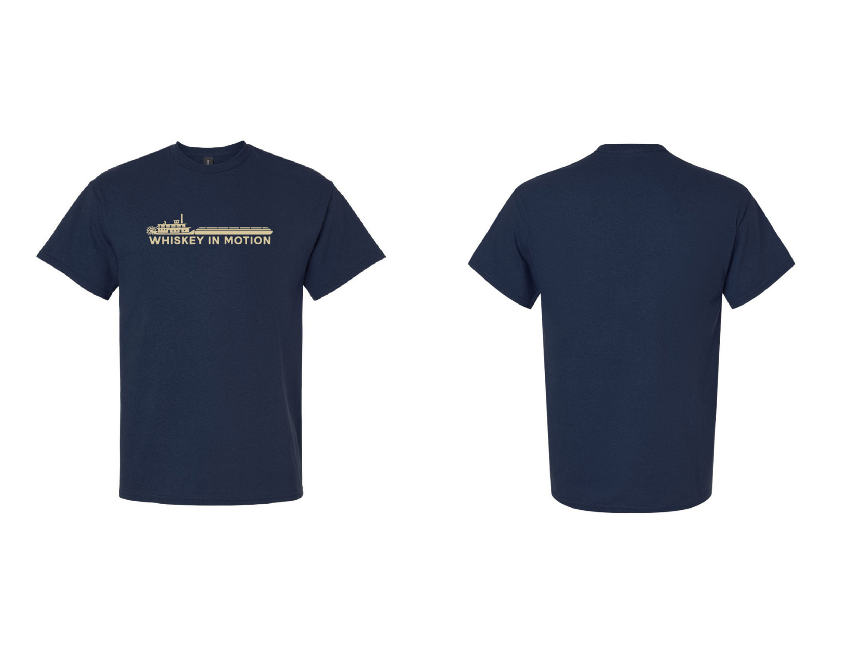 'Whiskey in Motion' Navy T-Shirt